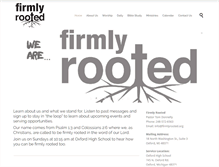 Tablet Screenshot of firmlyrooted.org